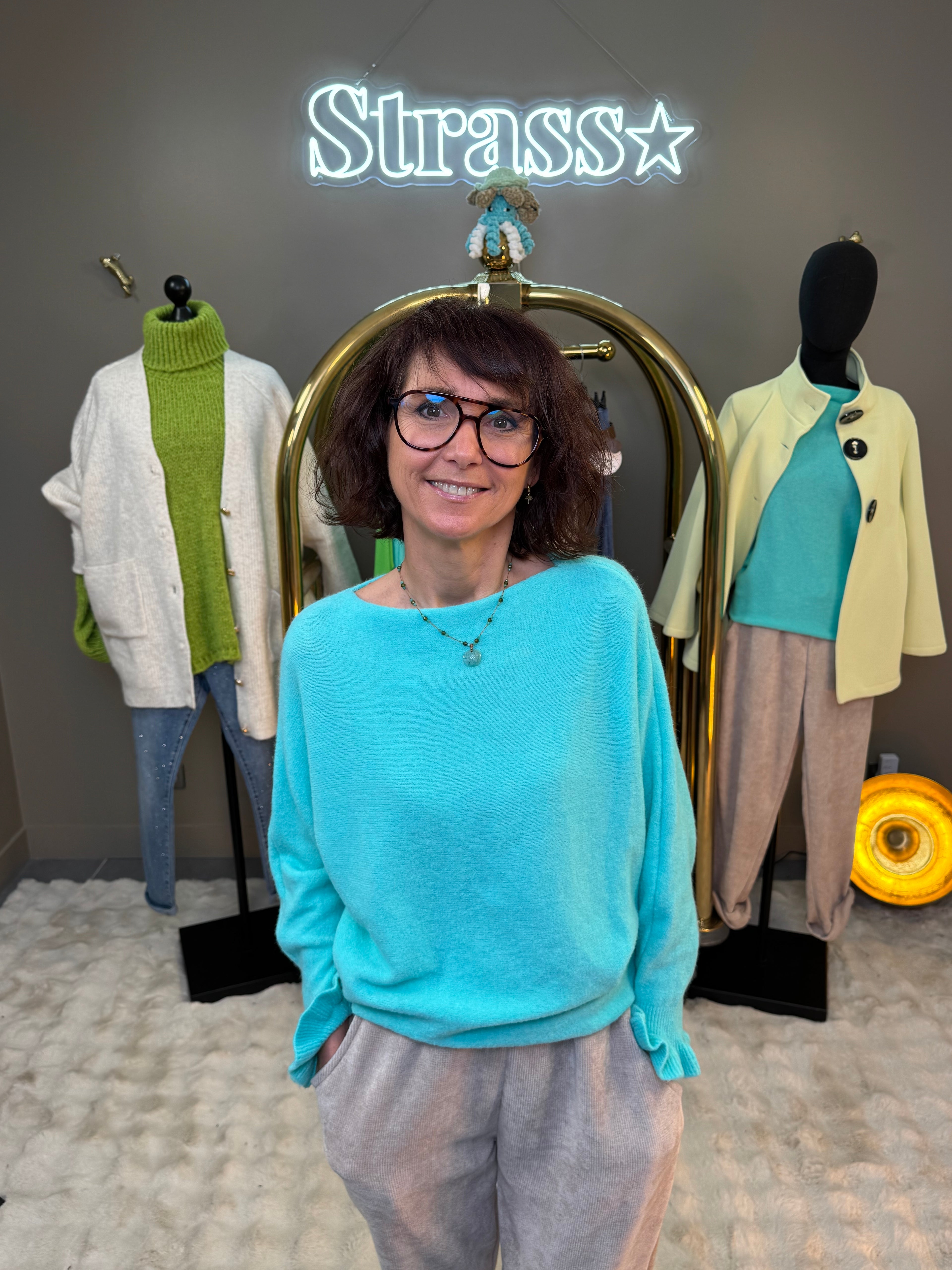 Pull Volli Turquoise
