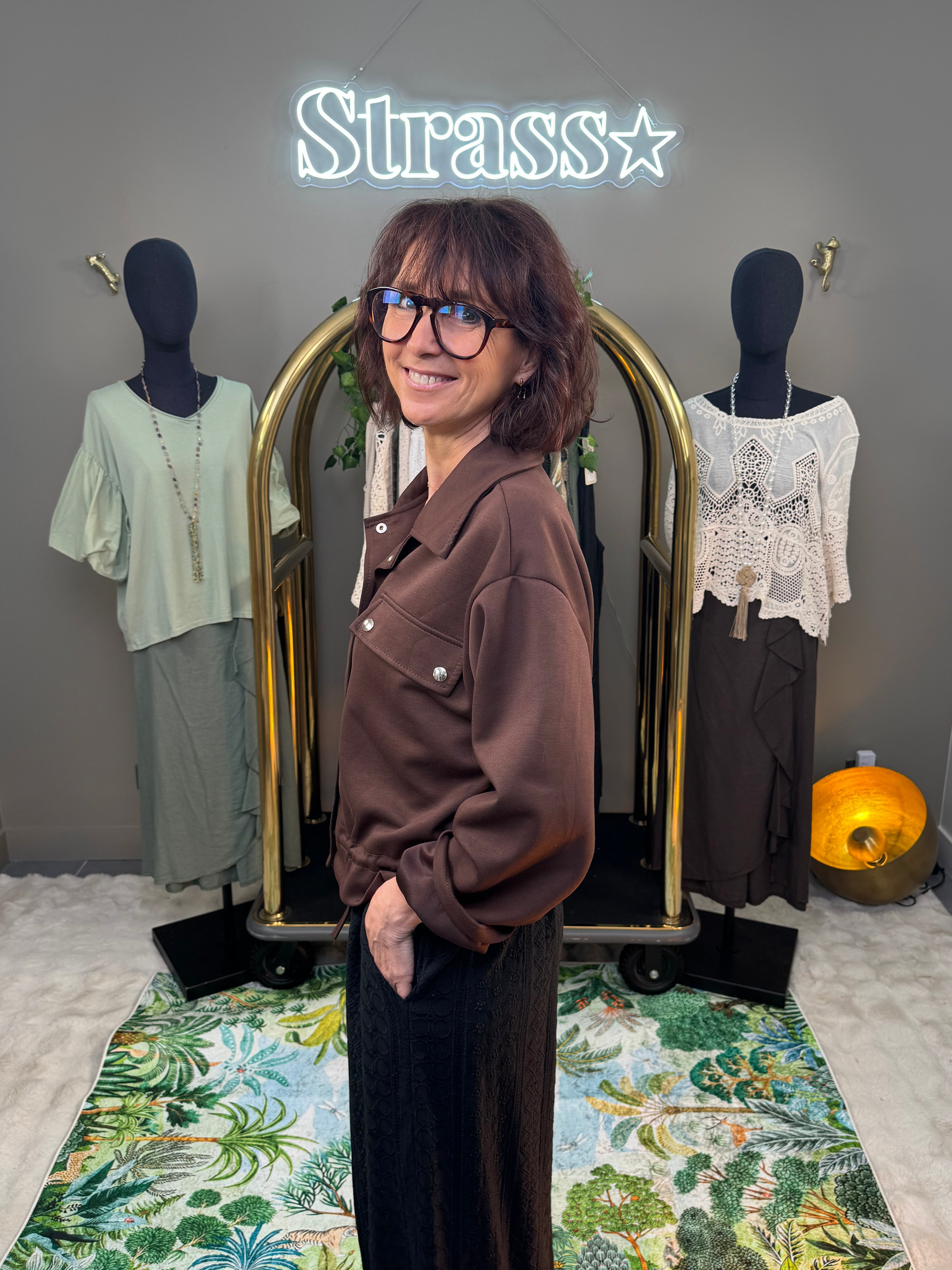 Veste Jog Chic Choco