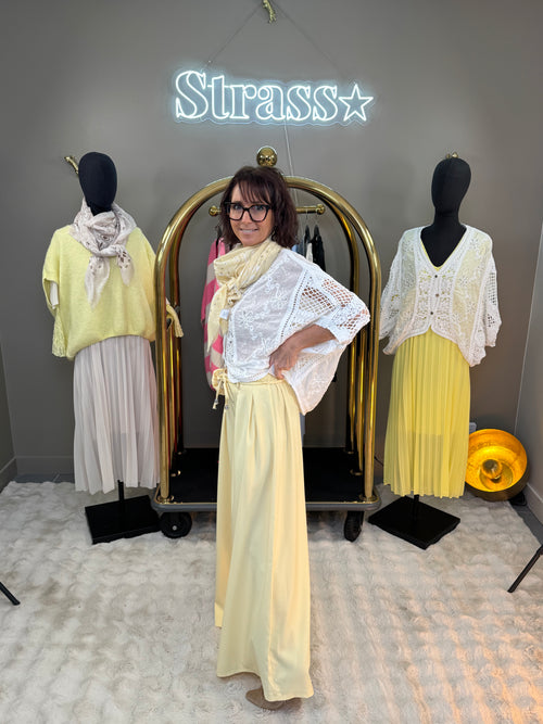 Pantalon Fleur Jaune