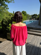Blouse Rayé Lilou Rose