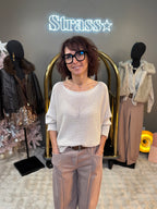 Pulls Noeud Catherine Beige