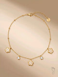 Chaine de Cheville Fleurettes Dorée