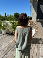 Débardeur Marguerite Kaki