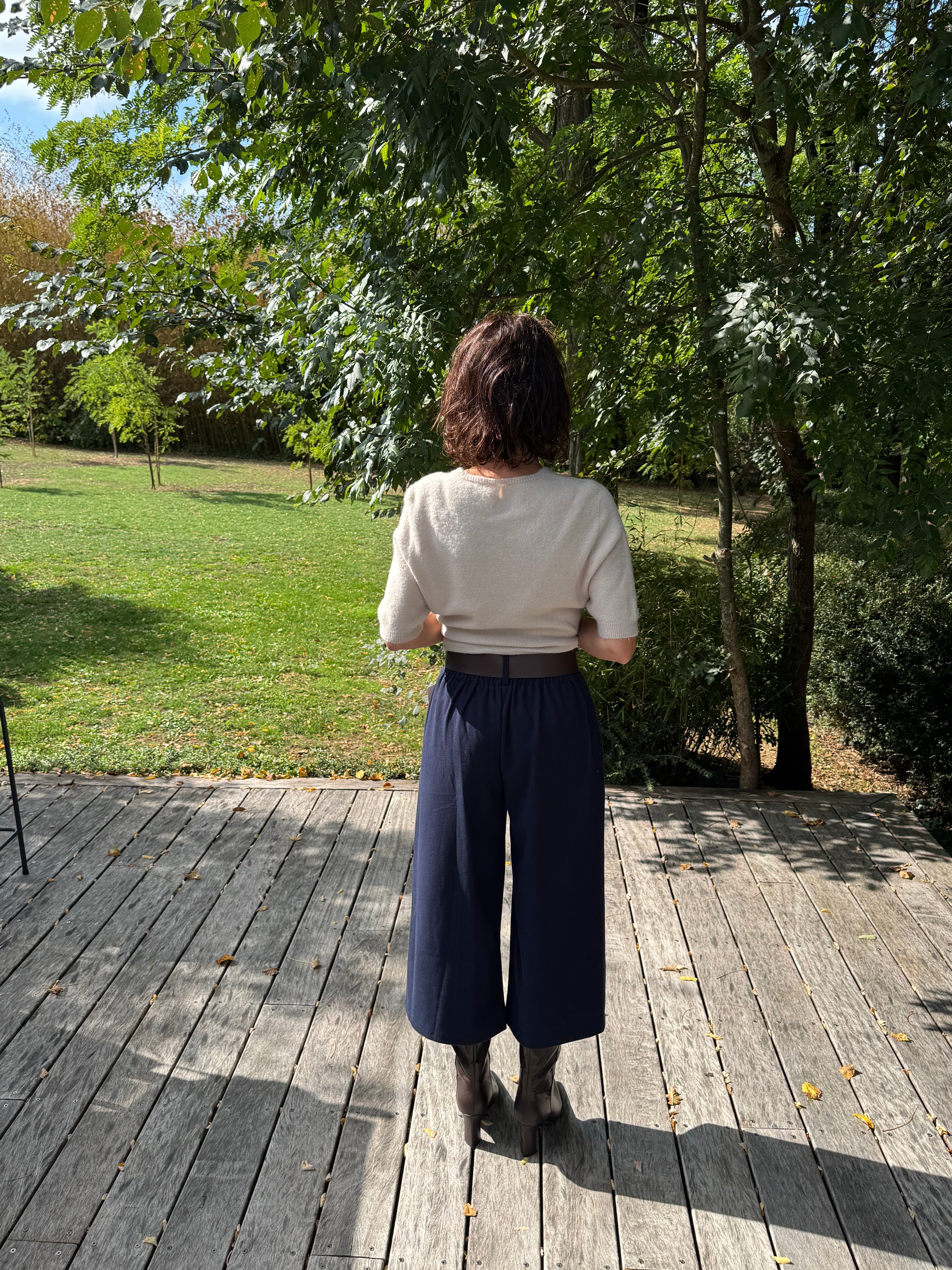 Pantalon 3/4 Alban Bleu Marine