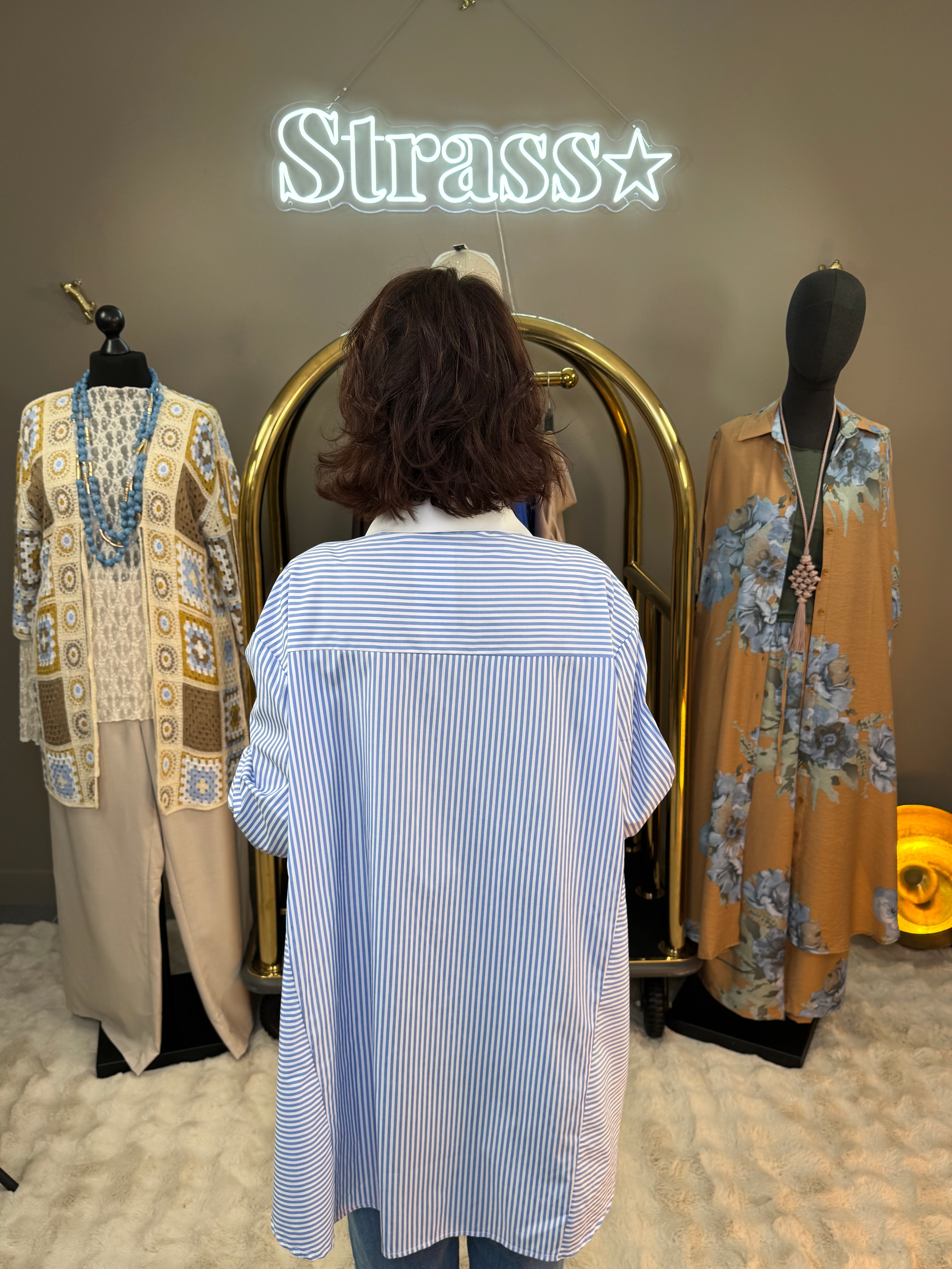 Chemise Mon œil Bleu