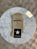 Chaussettes Bichette Doré écriture Choco