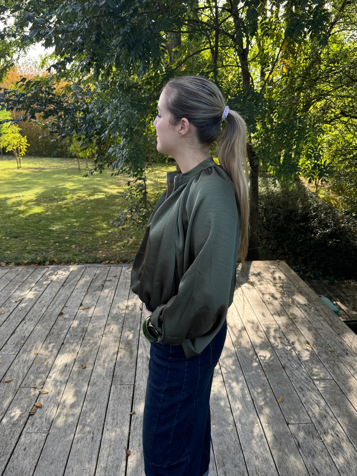 Blouson chauve souris kaki