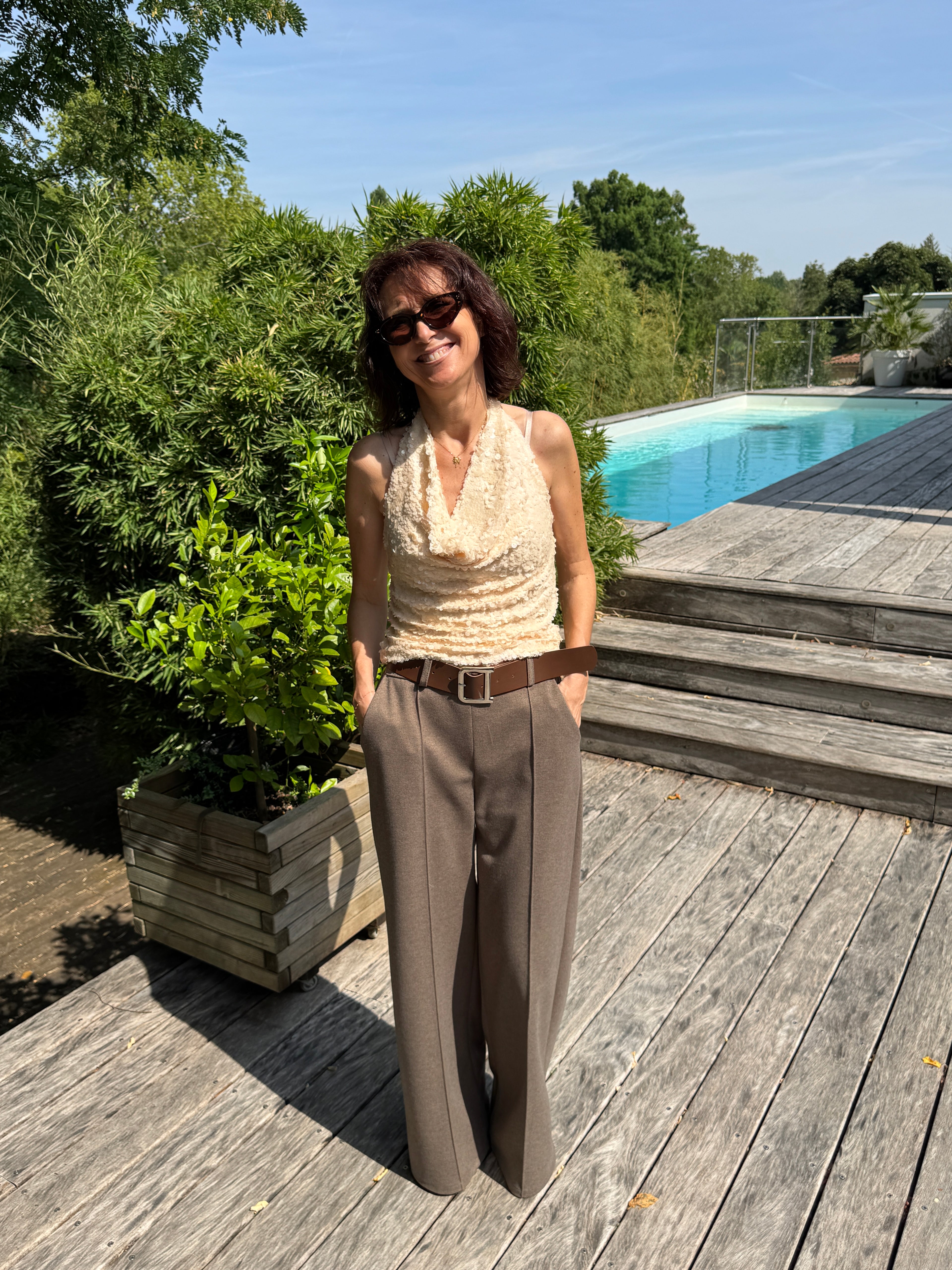Pantalon Darling Taupe