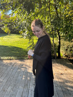 Cape poncho noire