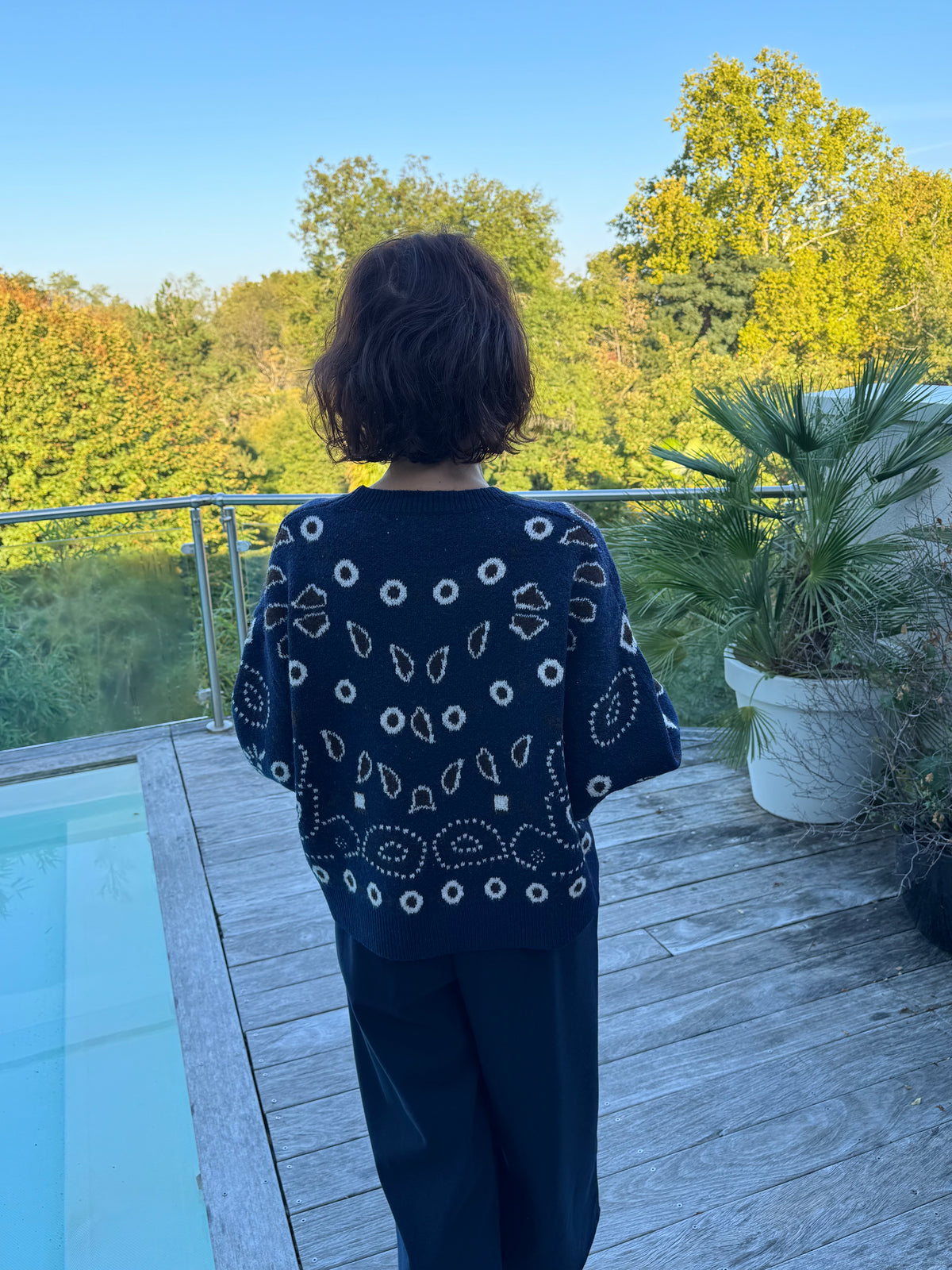 Pull et son bandana marine
