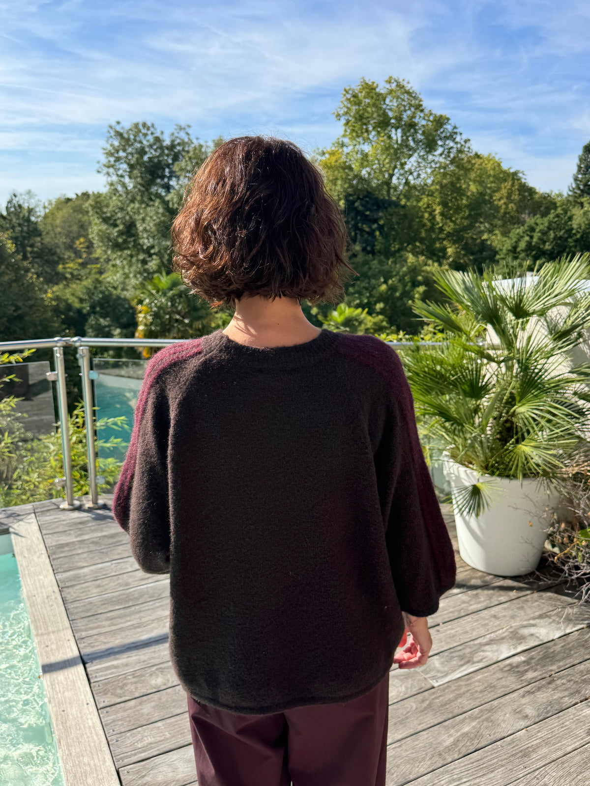 Pull Adèle Bordeaux