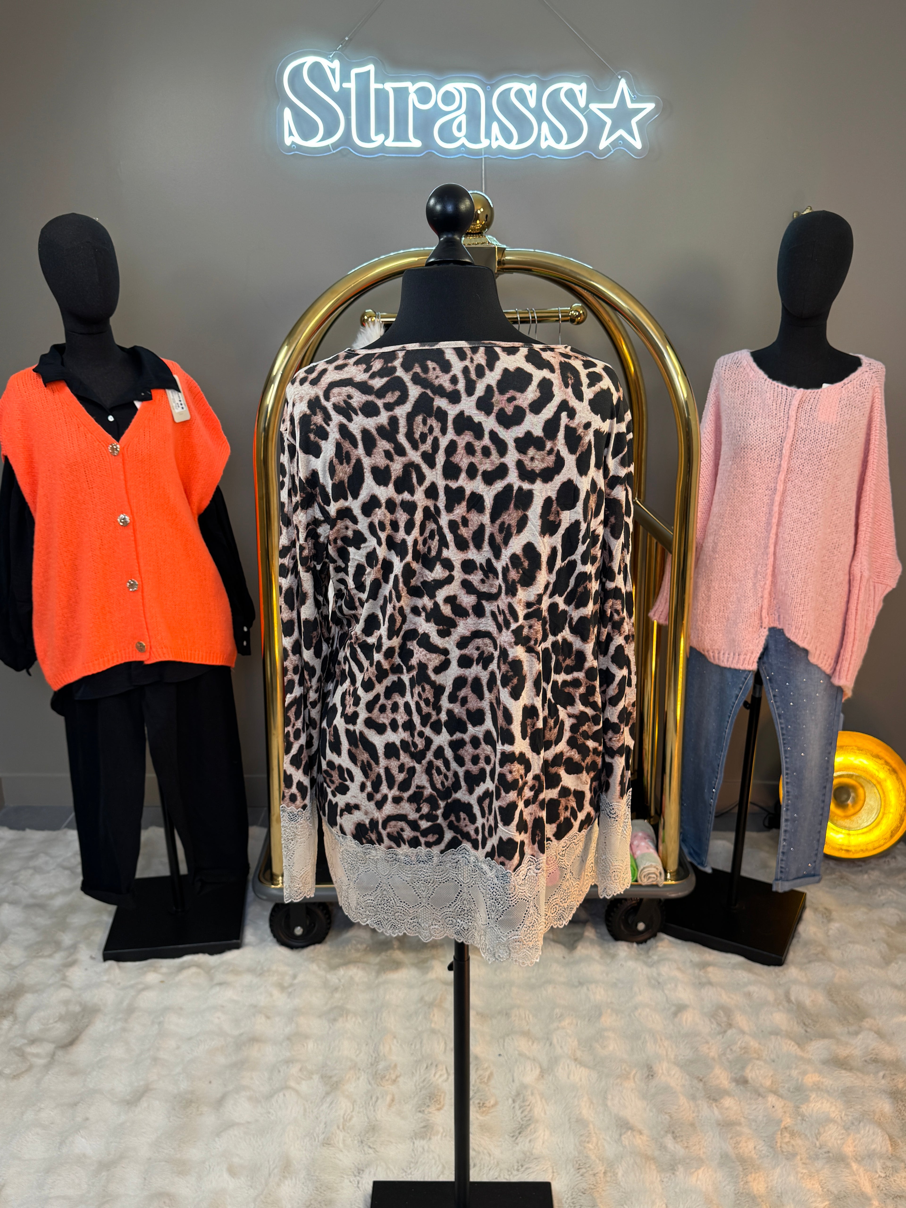 Top Chaleur Grande Taille Leopard