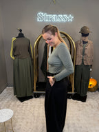 Pantalon over noir
