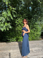 Jupe Robe Bleu Marine