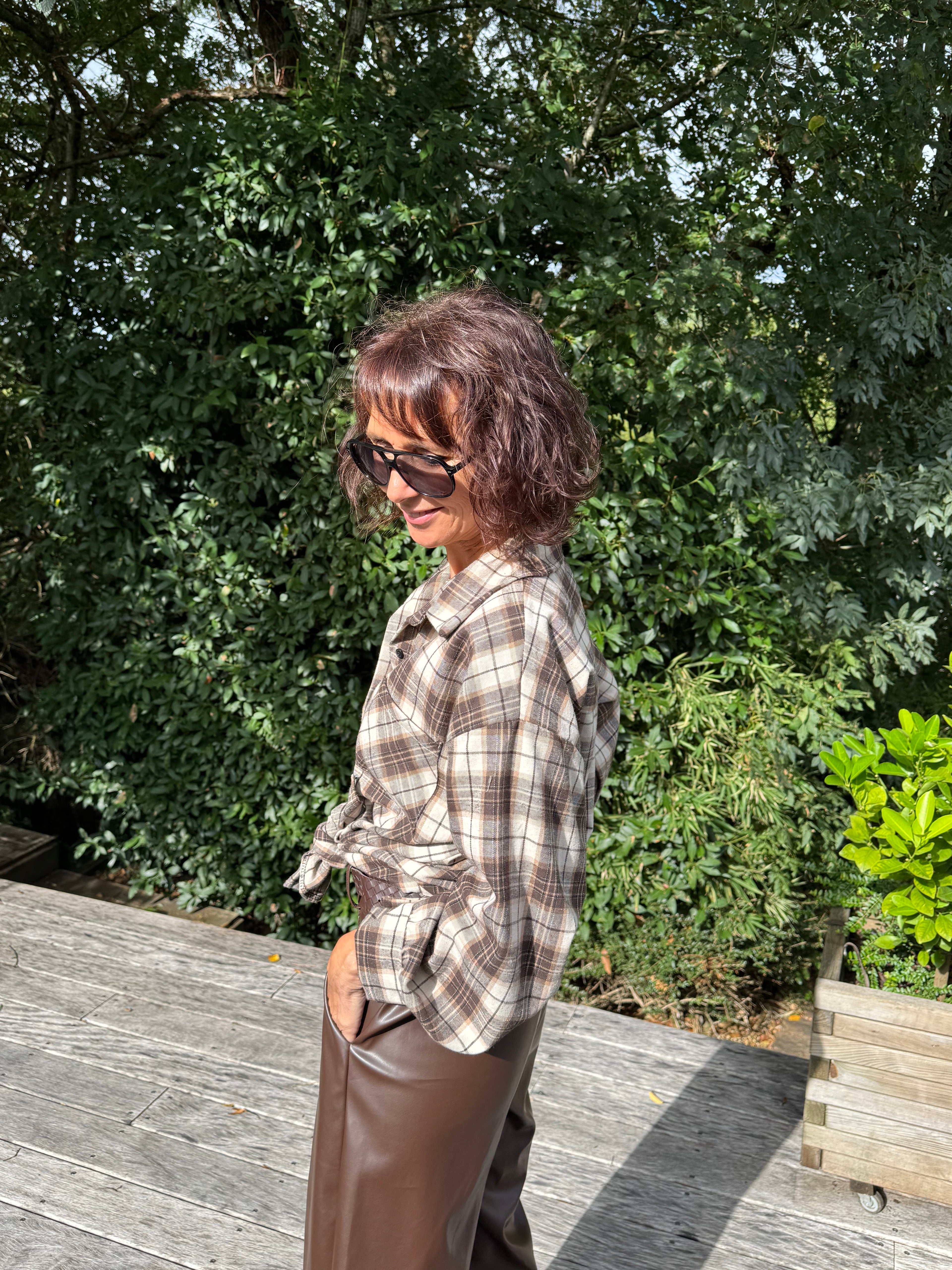 Chemise écossaise Choco