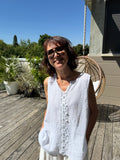 Débardeur Marguerite Blanc