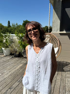 Débardeur Marguerite Blanc