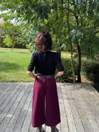 Pantalon 3/4 Alban Bordeaux