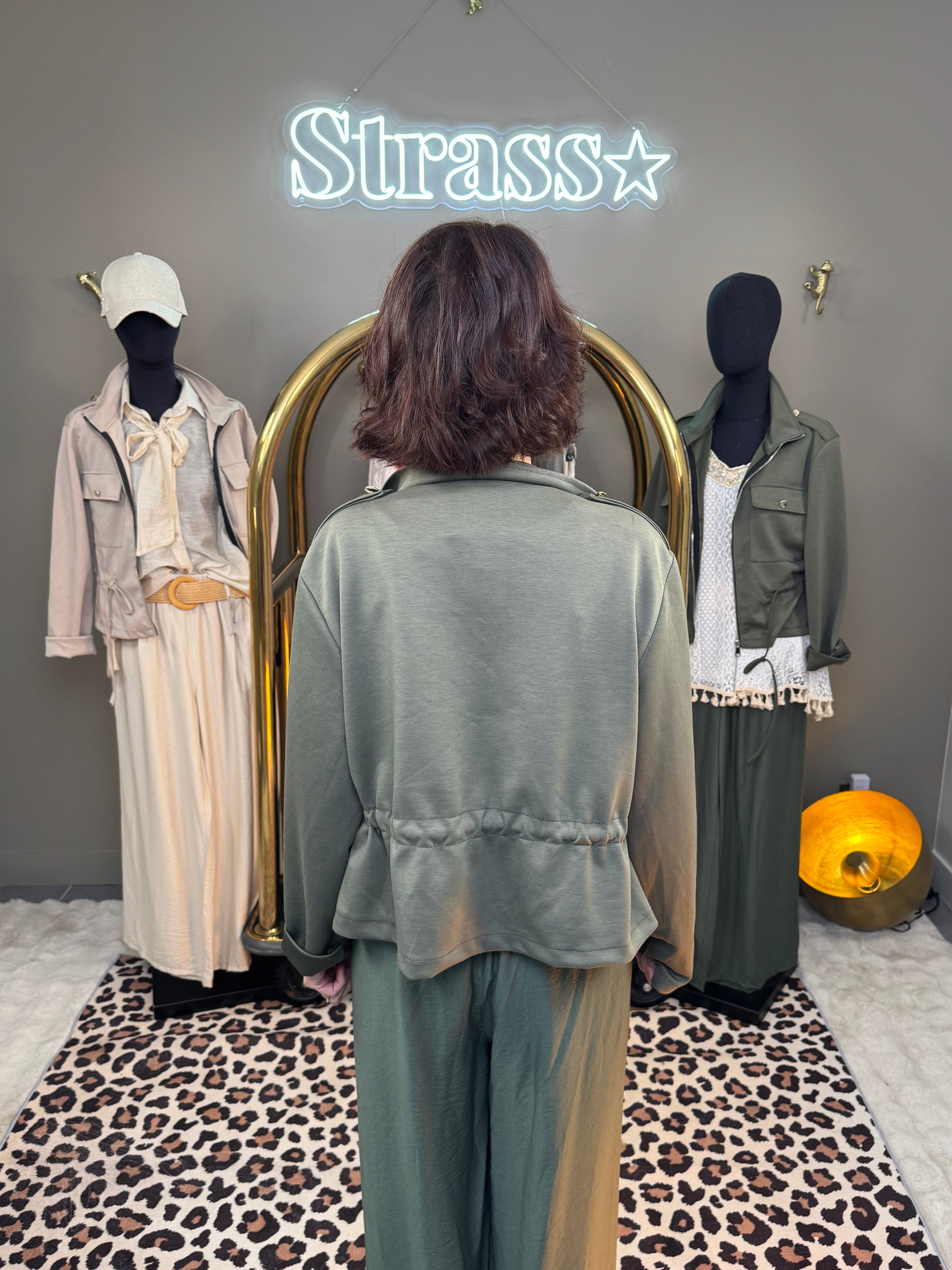 Blouson Jog Chic Kaki
