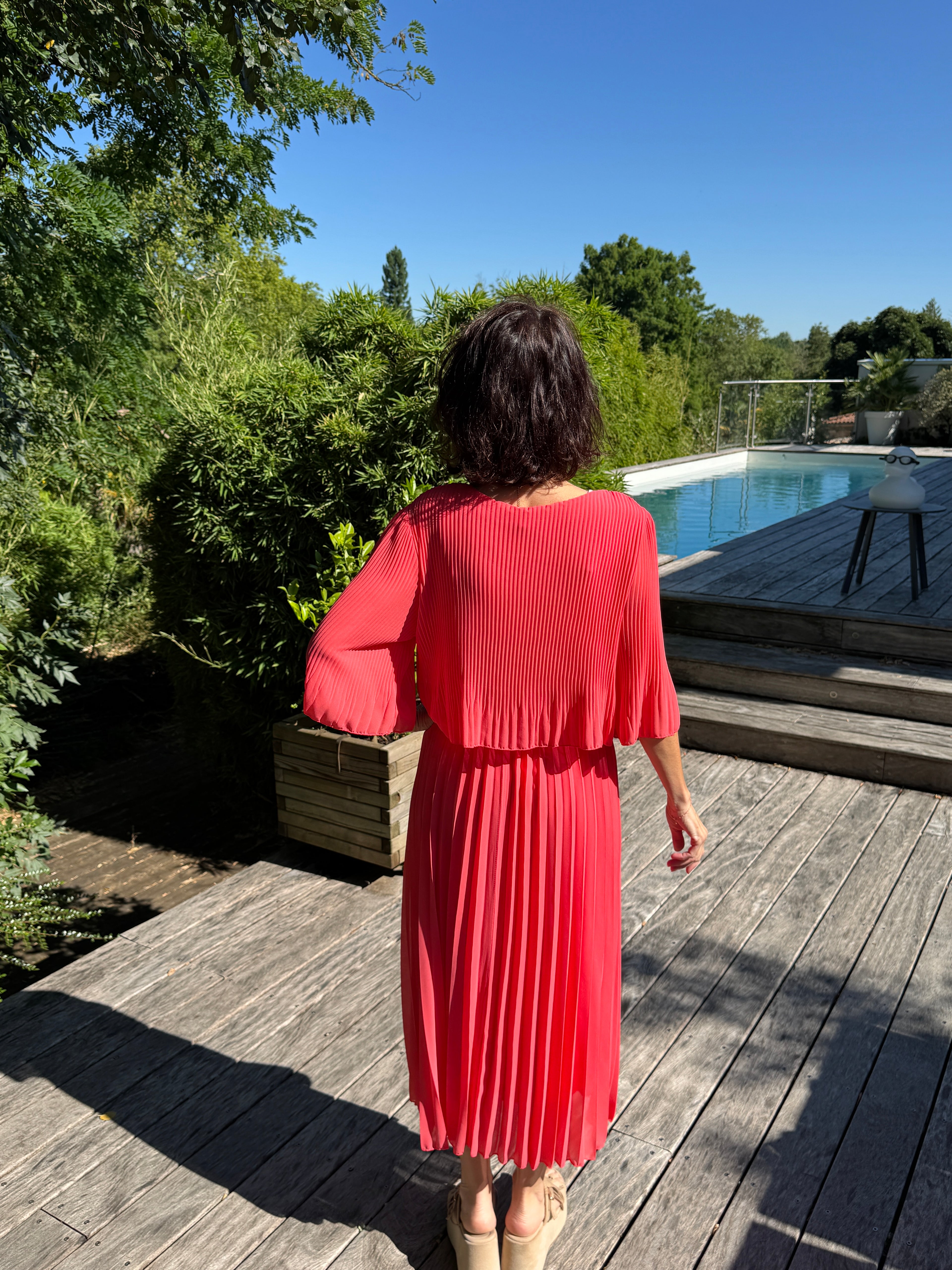 Robe Pépite corail