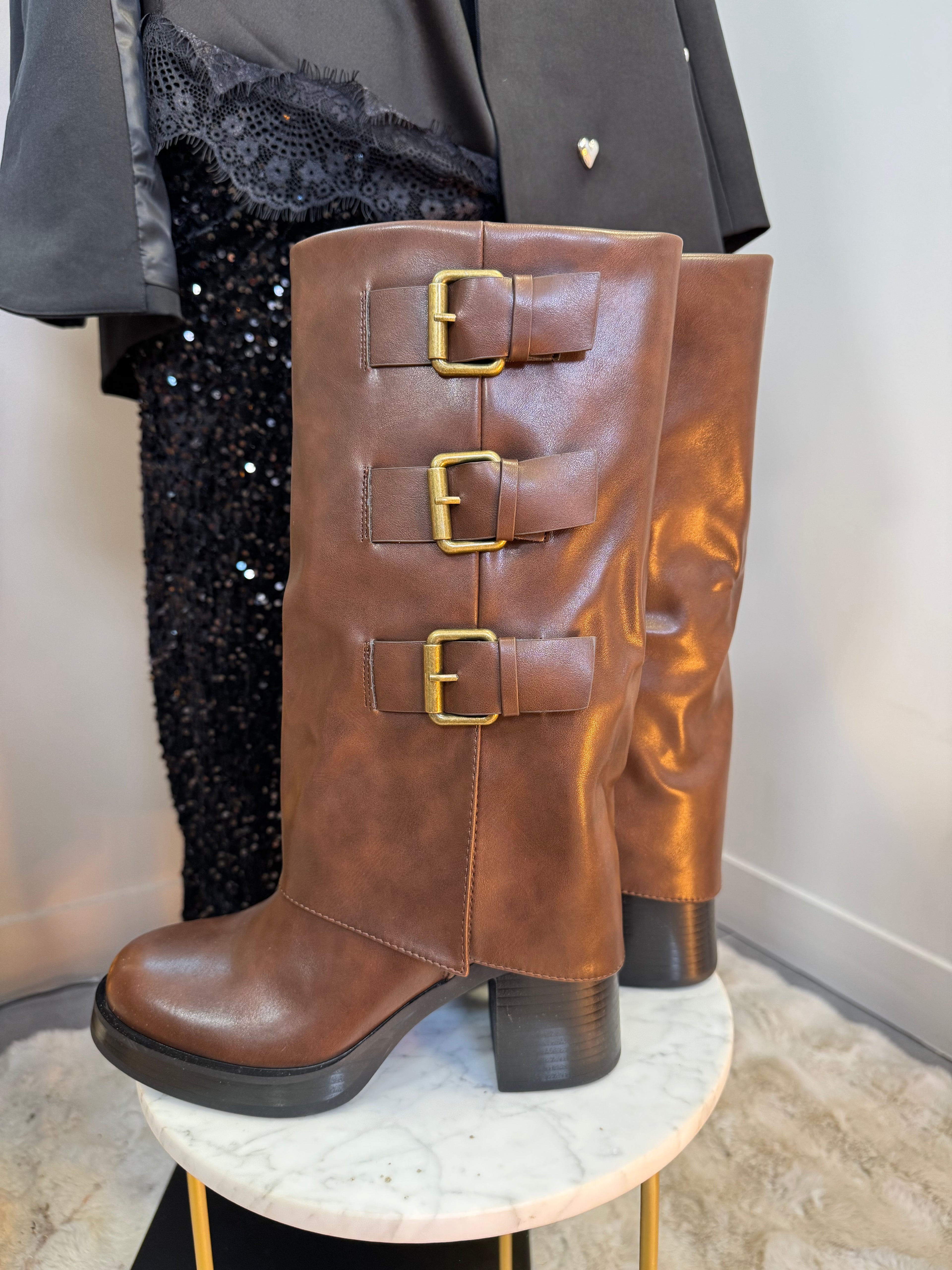 Bottes Magali Choco