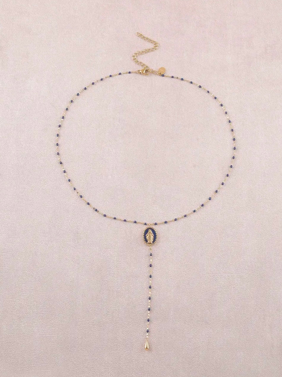 Collier Y Bleu Marie