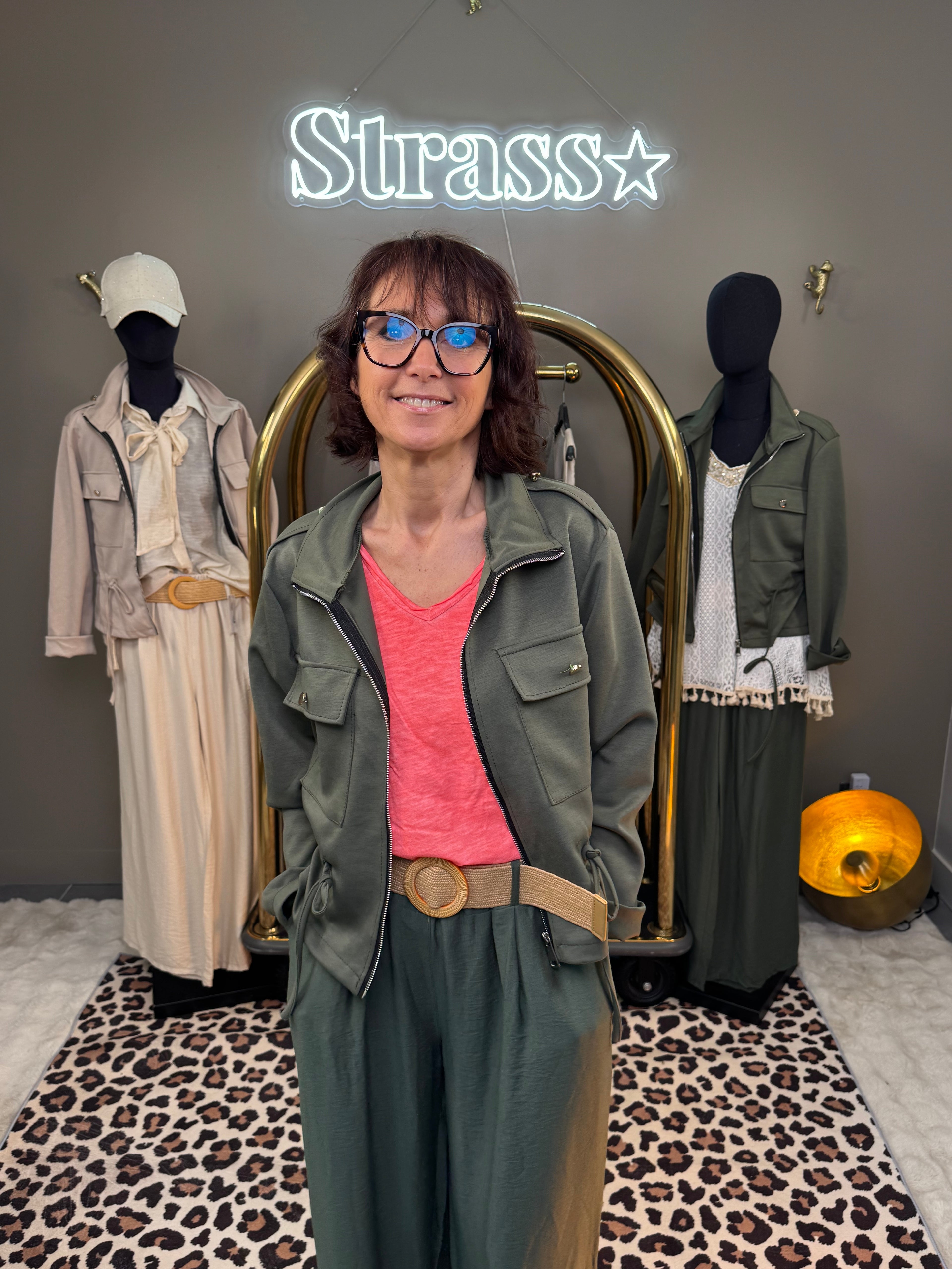 Blouson Jog Chic Kaki