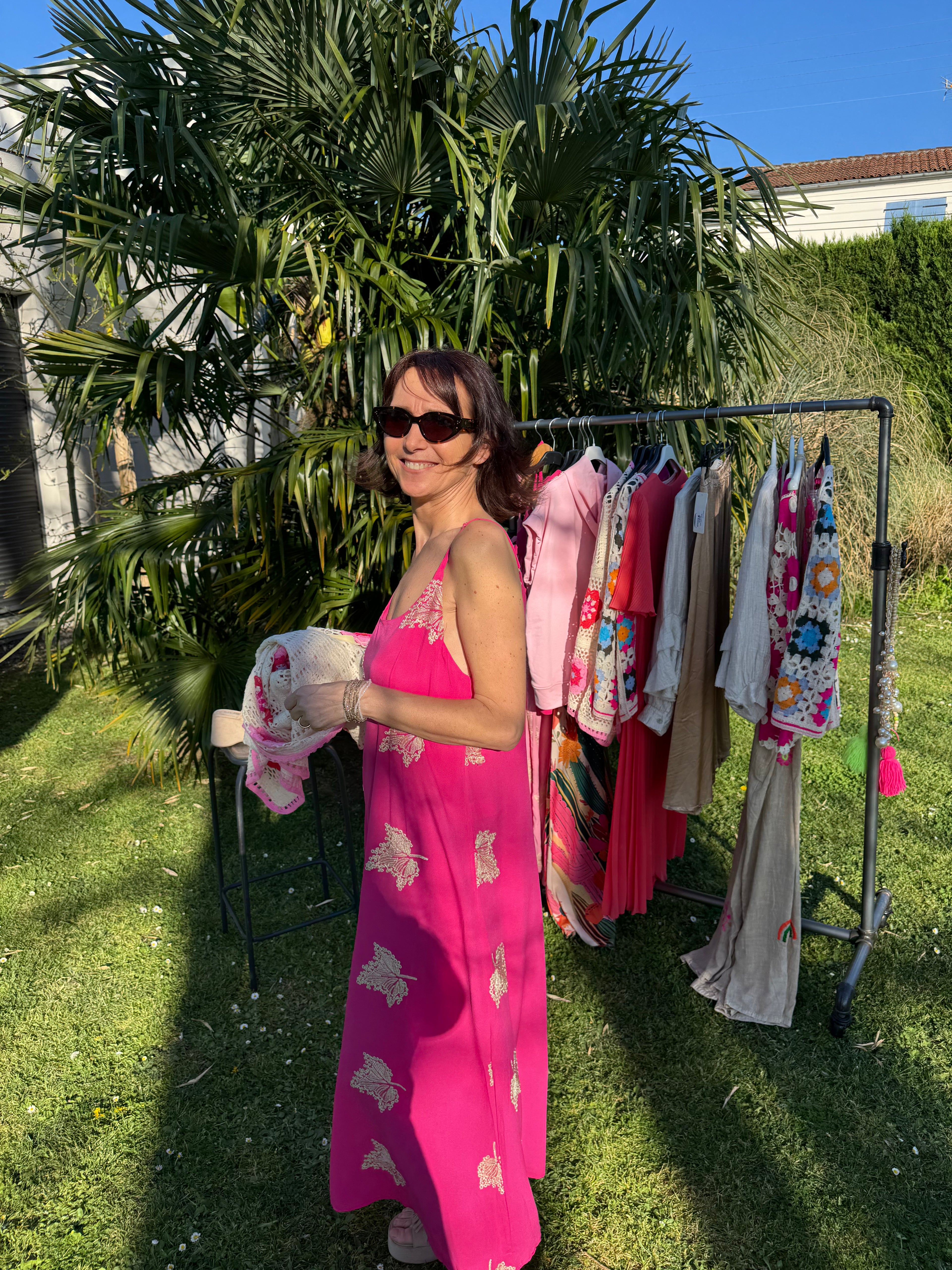 Robe Malaisia Rose Fuchsia