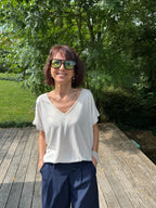 T Shirt Sirène Beige