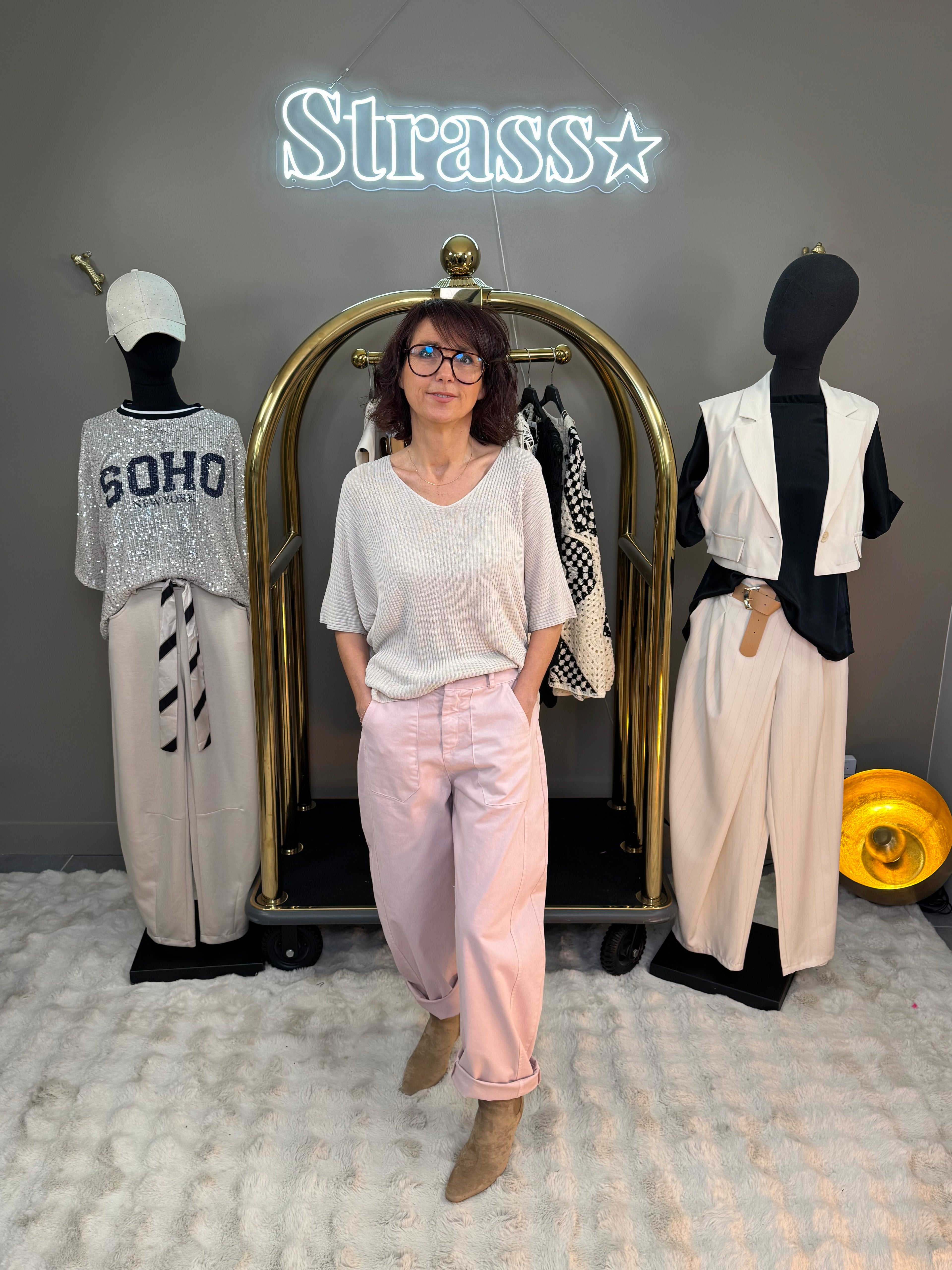 Pantalon Bulle Perfect Rose