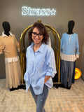 Chemise Rayé Lucia Bleu Ciel