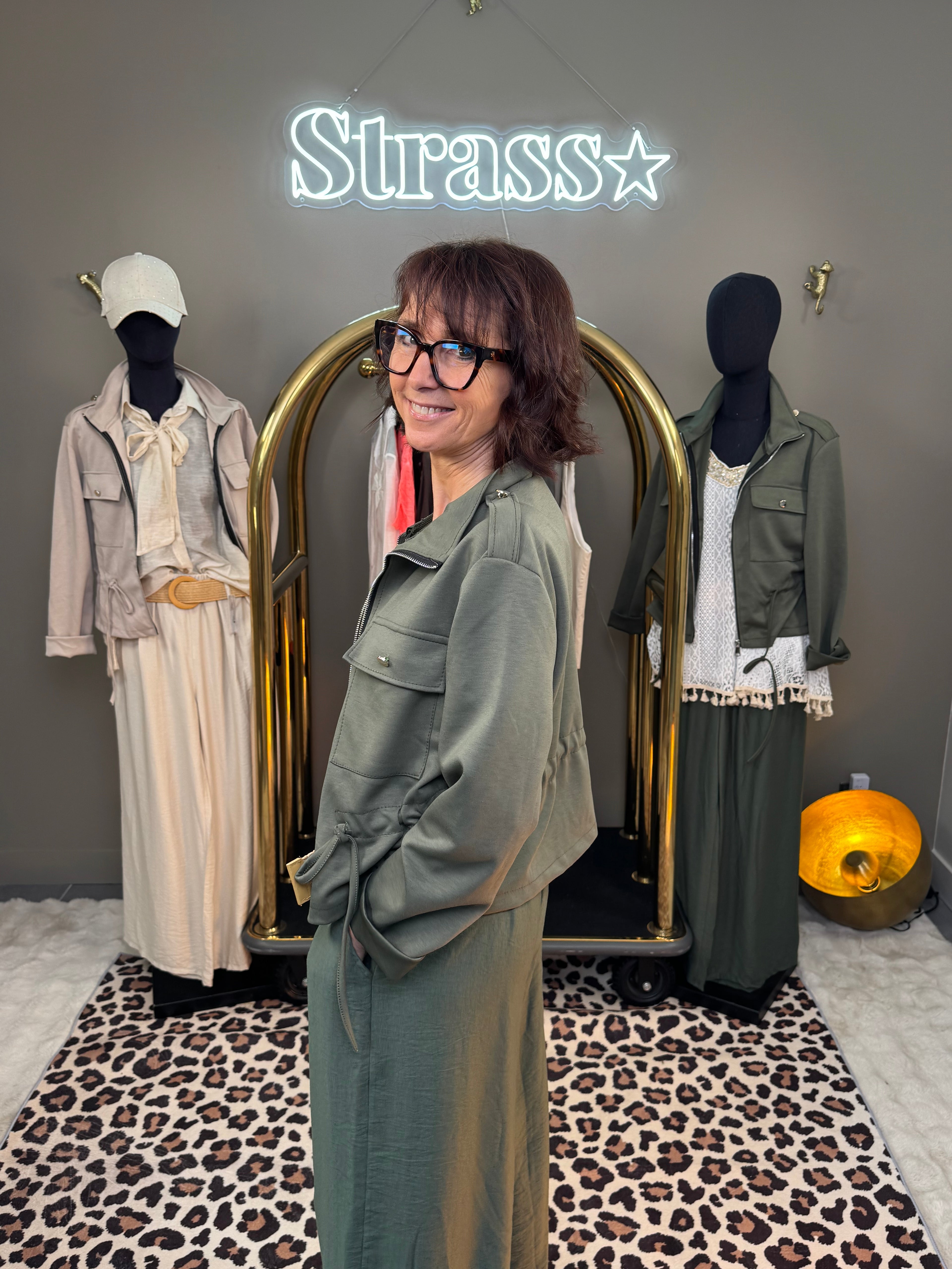 Blouson Jog Chic Kaki