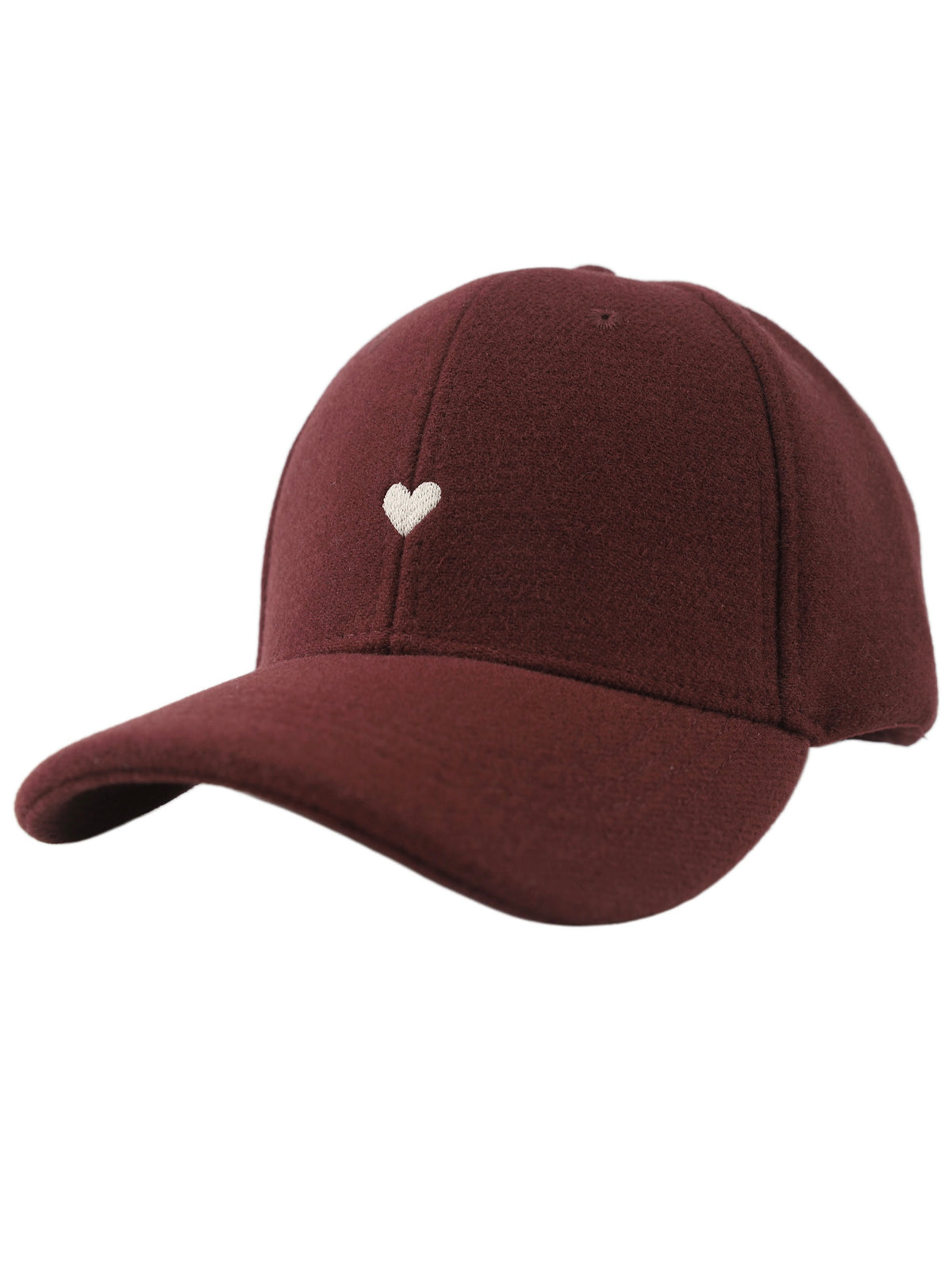 Casquette Coeur Bordeaux