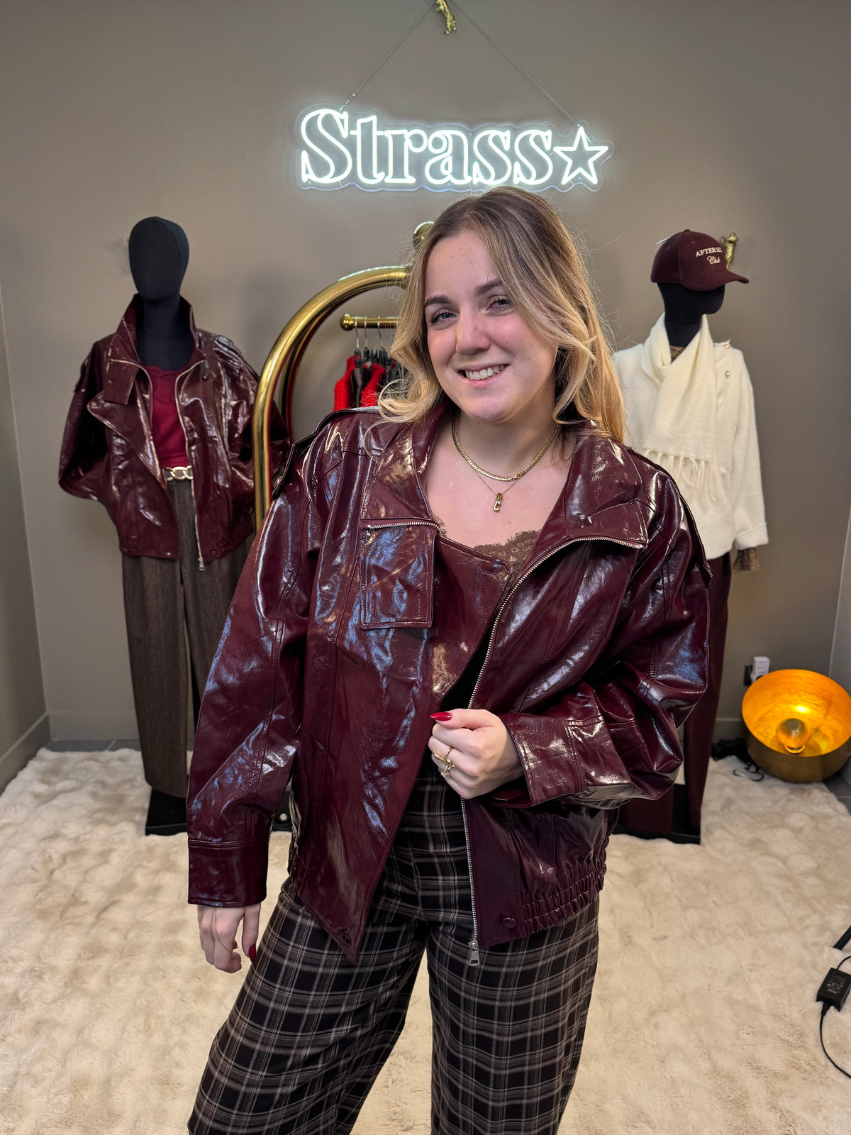 Blouson Kelie cerise