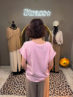 T shirt Épais Rose