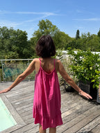 Robe canicule fuschia