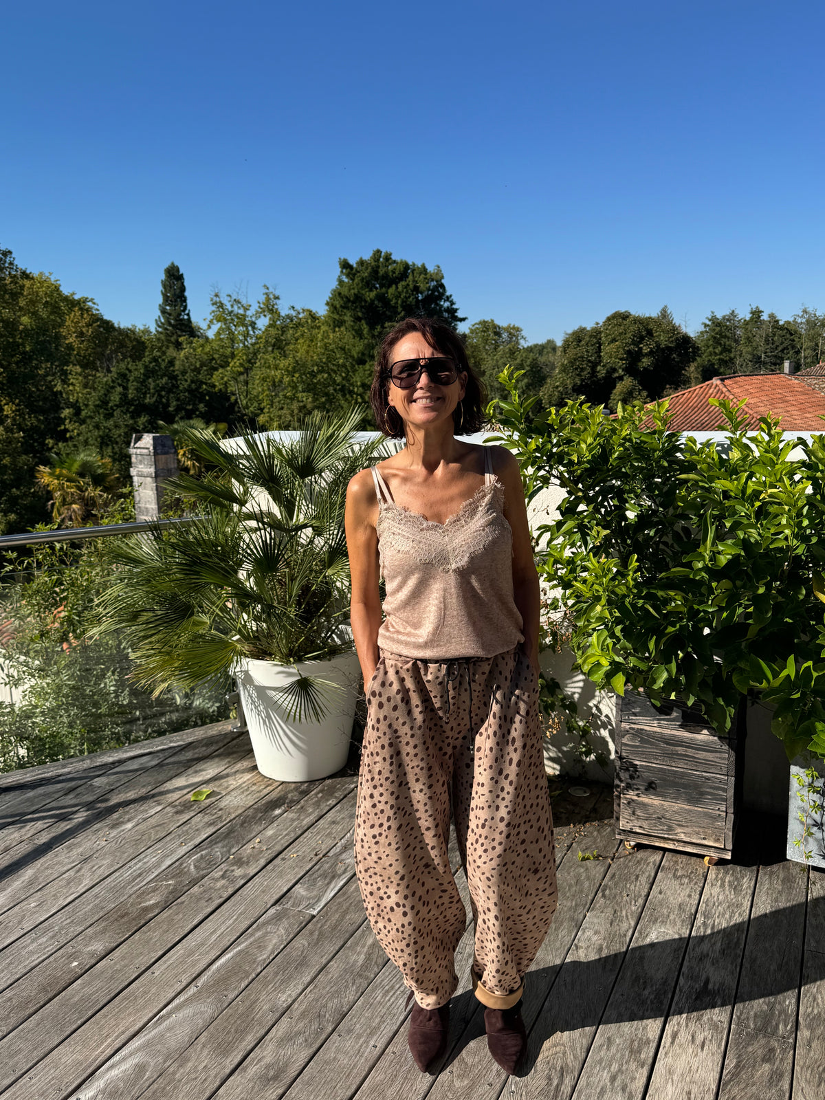 Pantalon bichette Camel