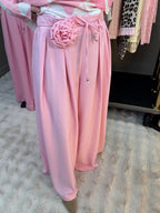 Pantalon Fleur Rose