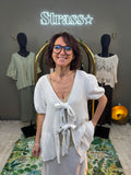 Blouse Nouettes Gaze de Coton Blanc