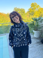 Pull et son bandana marine
