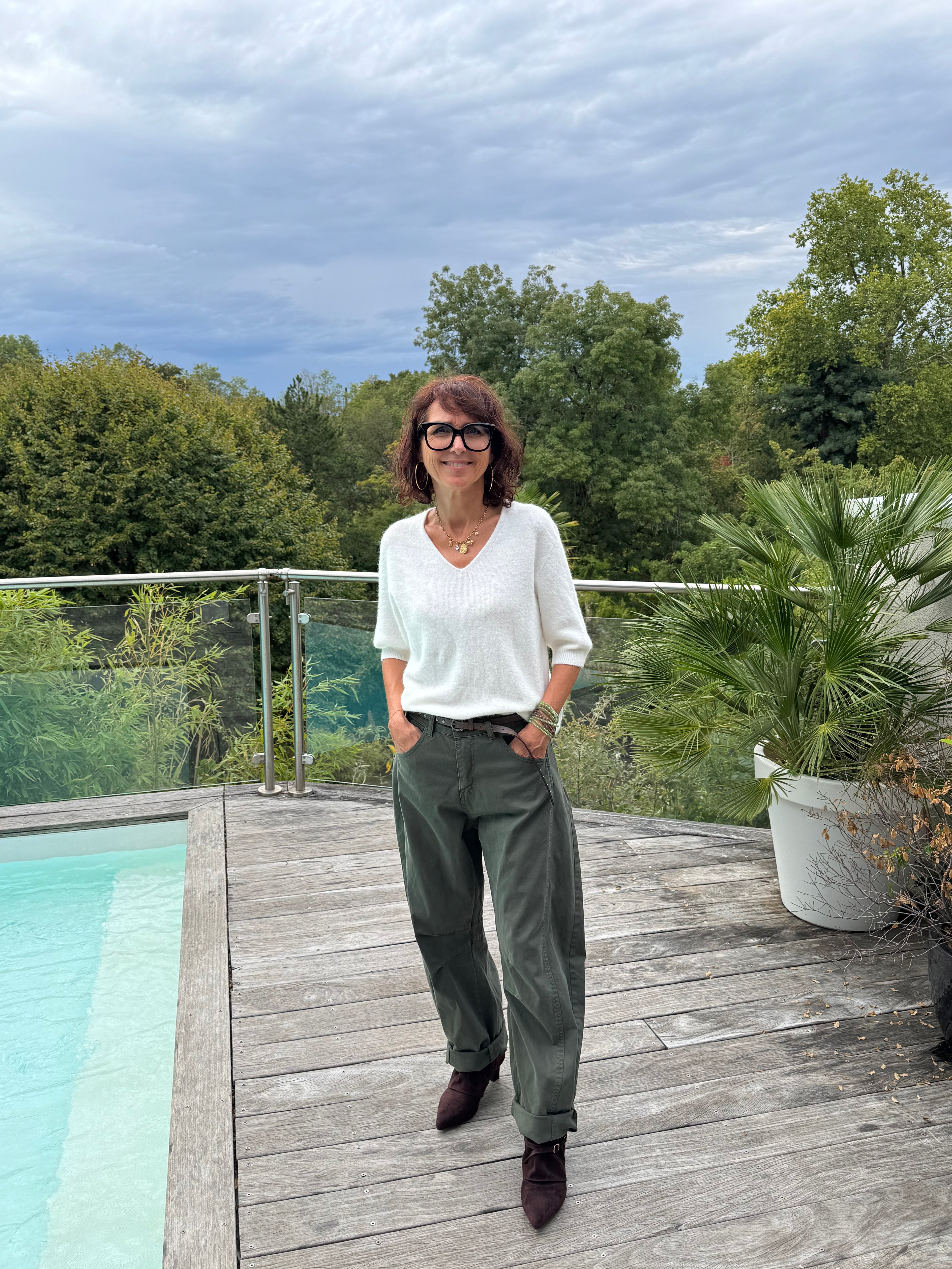 Pantalon toile bulle John kaki