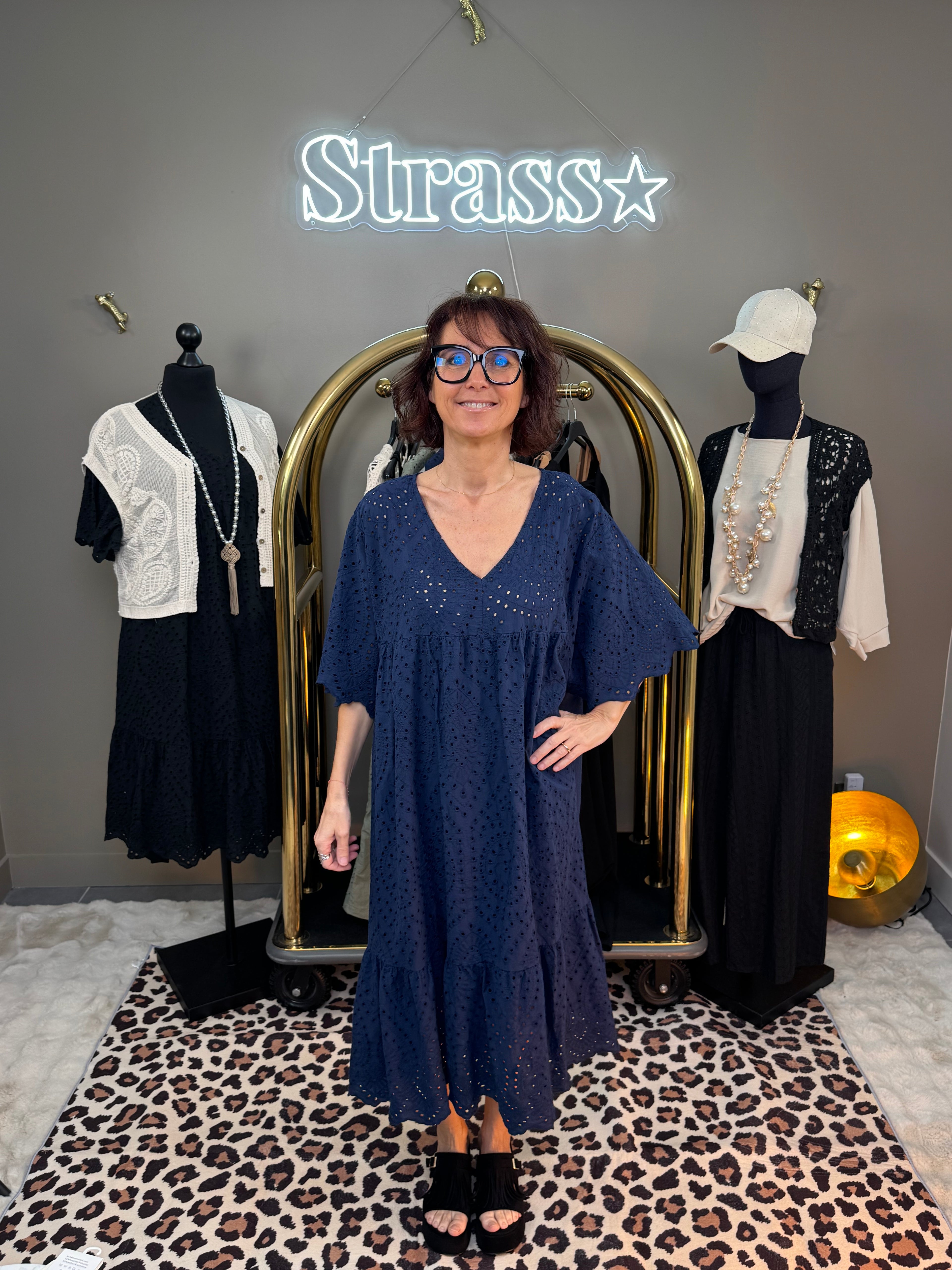 Robe Charline Bleu Marine