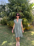 Robe Croisette Kaki