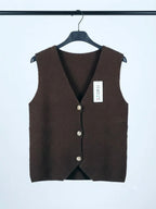 Pull Sans Manche Victoria Choco
