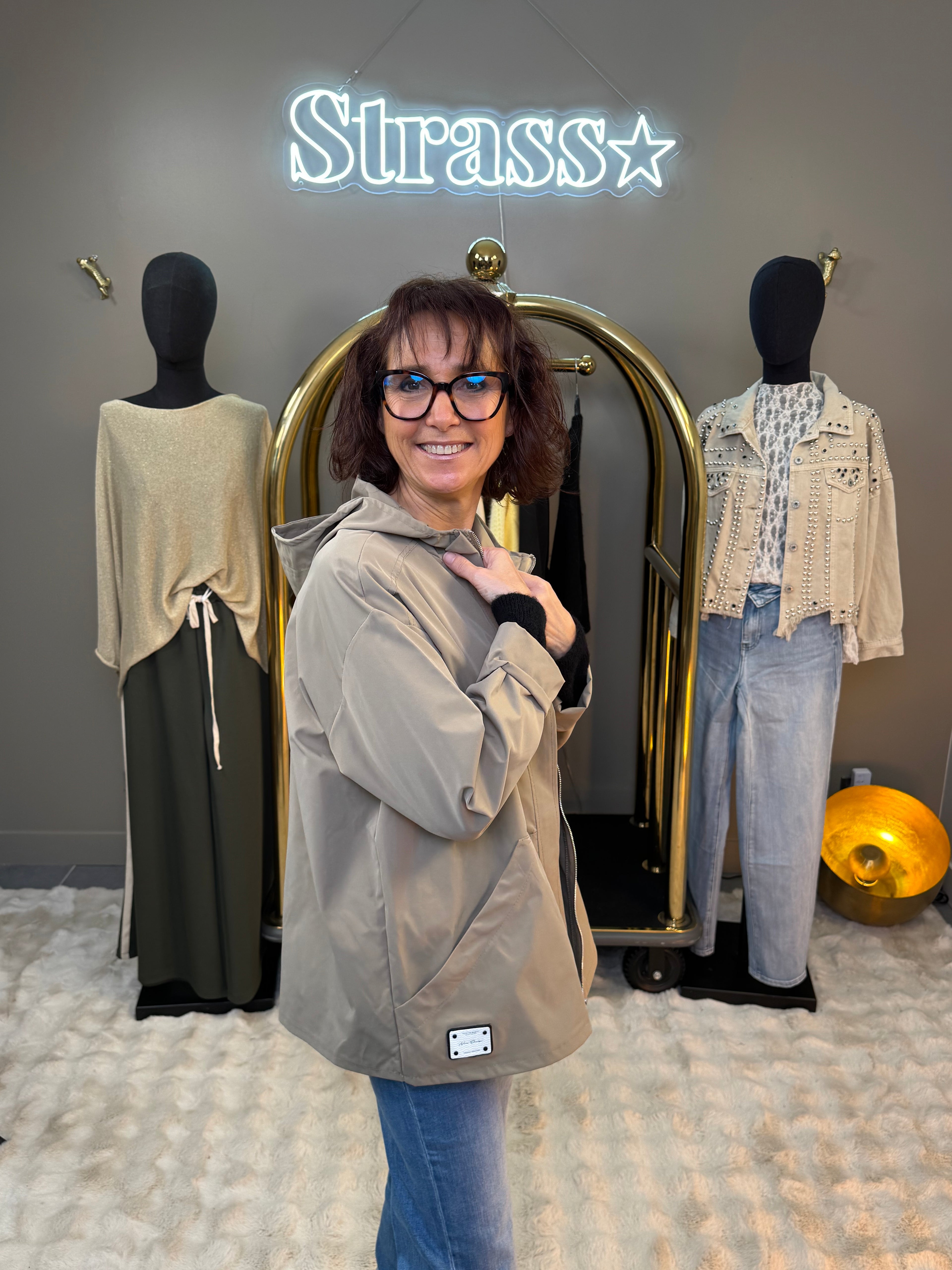 Coupe Vent Blandine Taupe