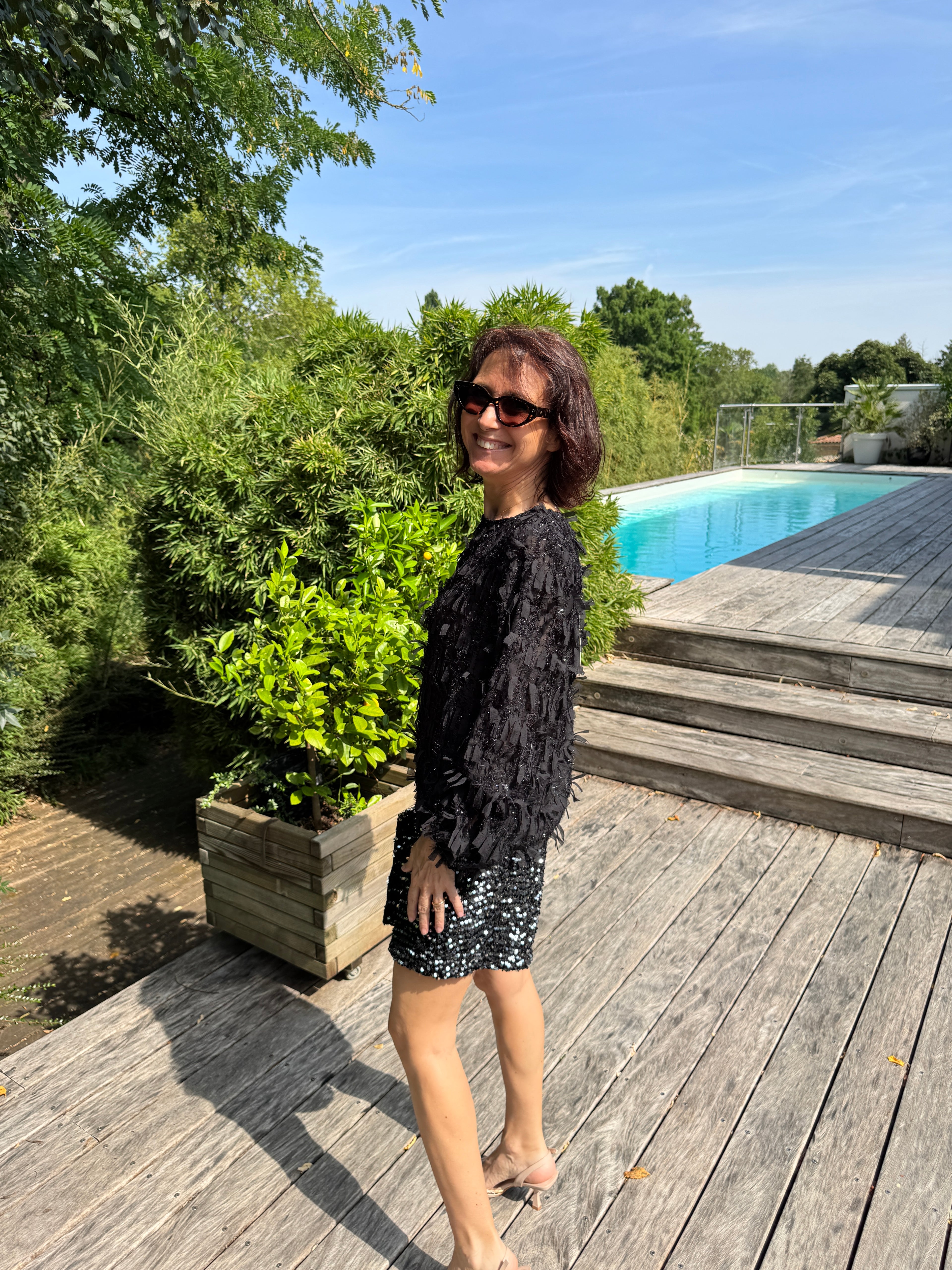 Blouse Poussin Noire