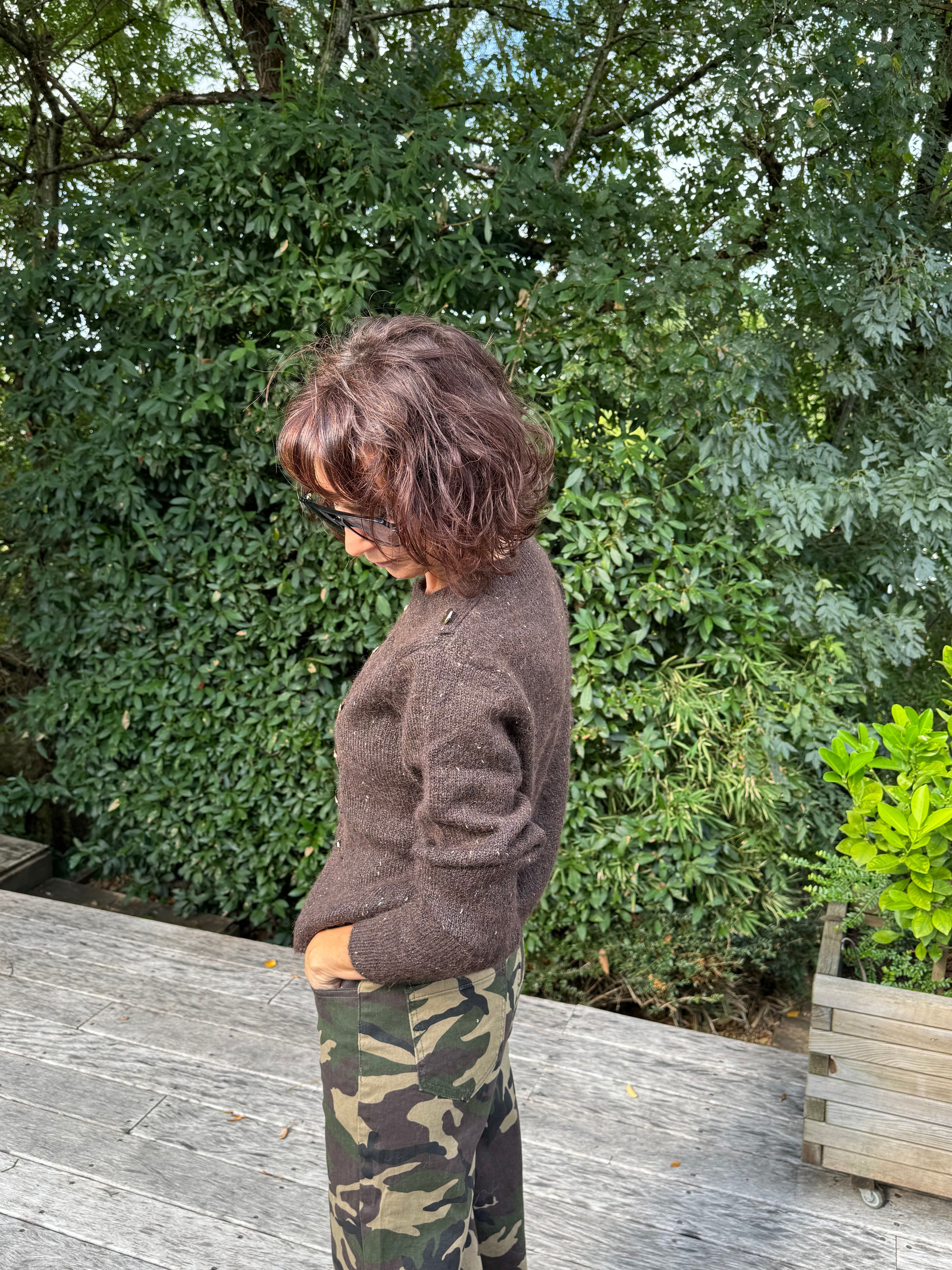 Pull/ gilet Caporal Choco