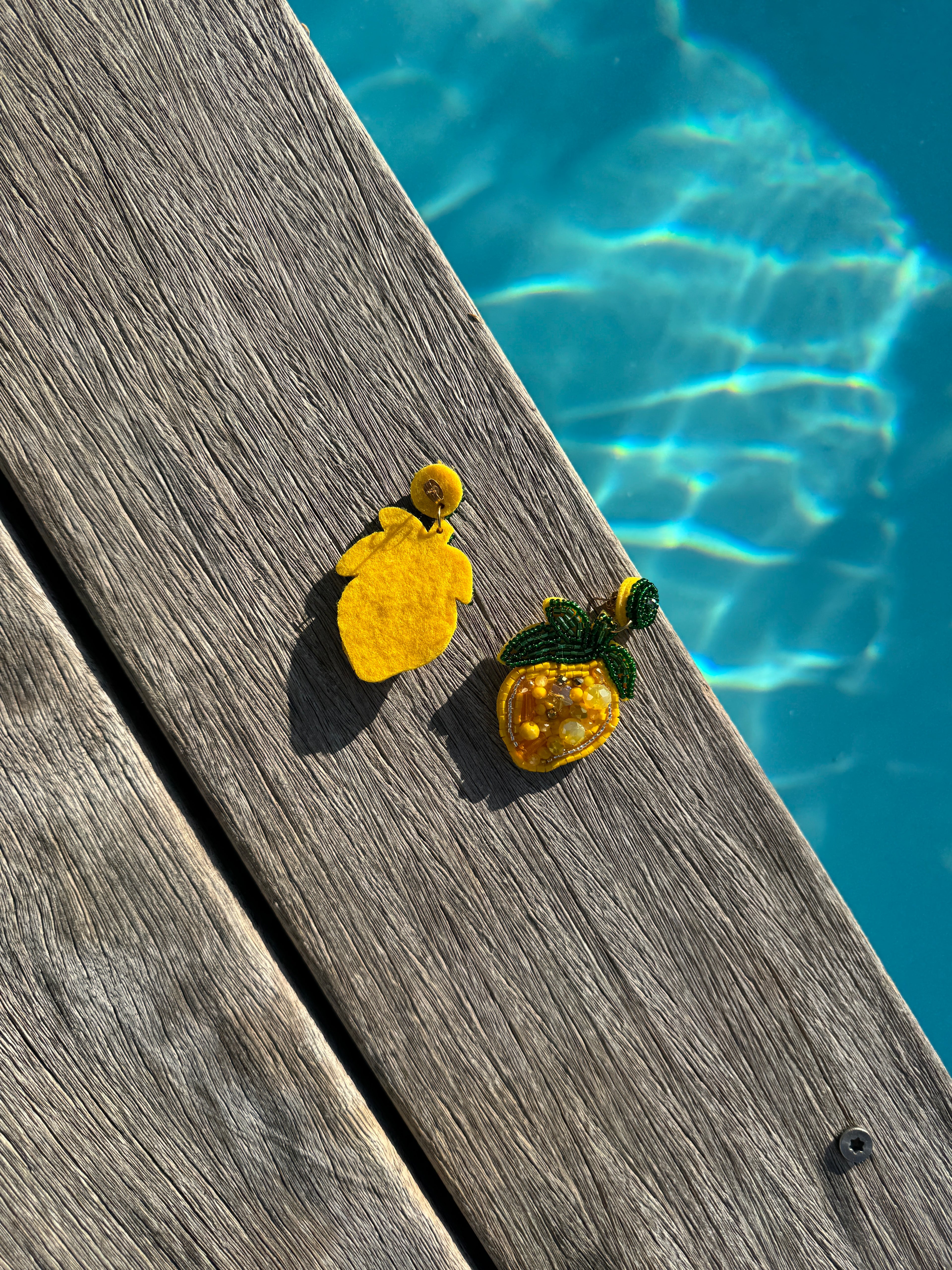 Boucles d'Oreilles Citron