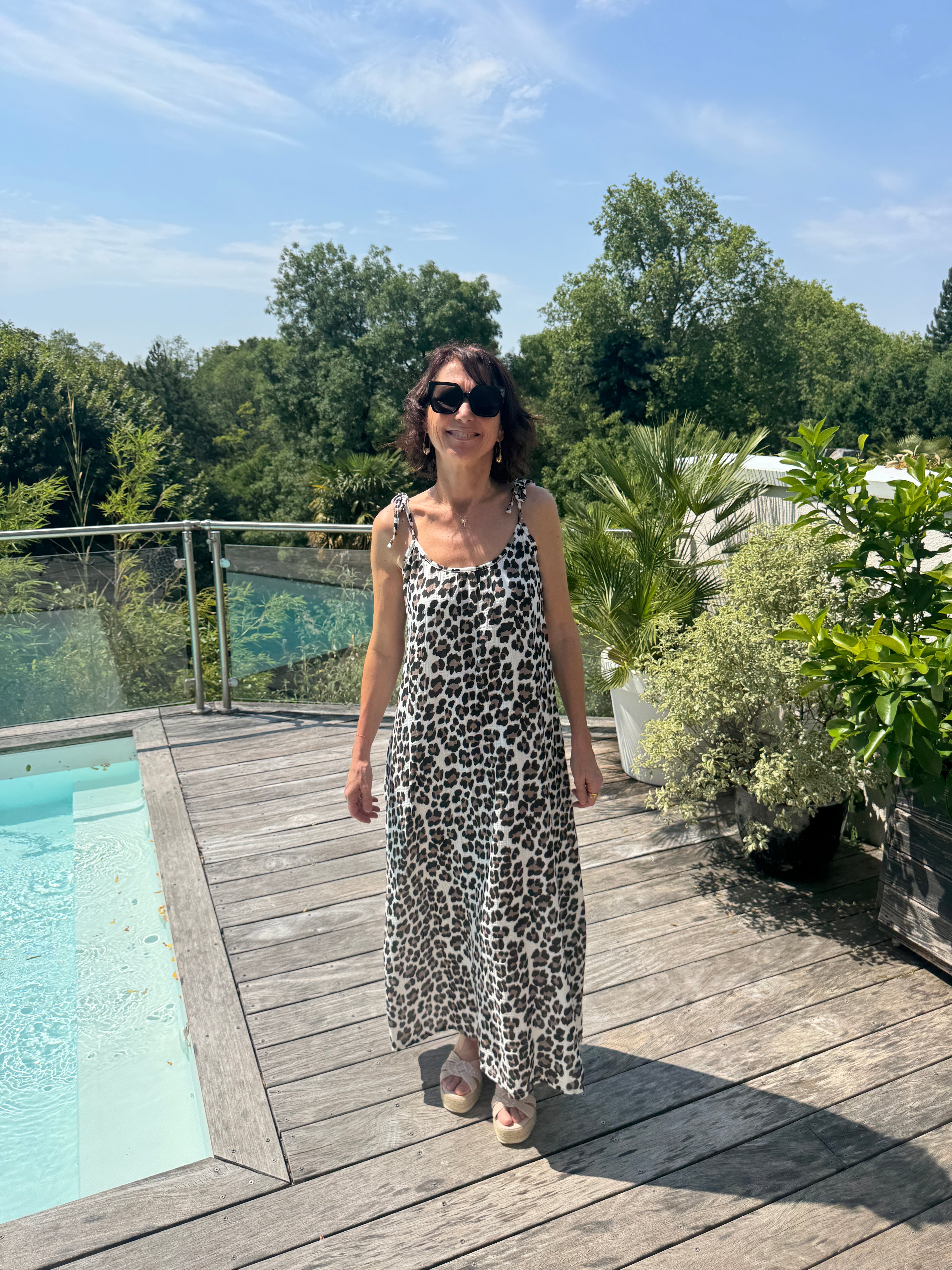 Robe Gaze de Coton Léo