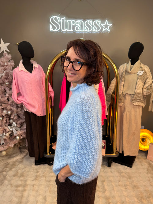 Pull Doudou Bleu Ciel